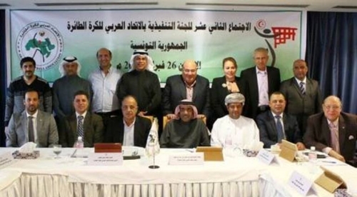 رئيس الاتحاد الفلسطيني للكرة الطائرة حمزة راضي عضو باللجنة التنفيذية للاتحاد العربي