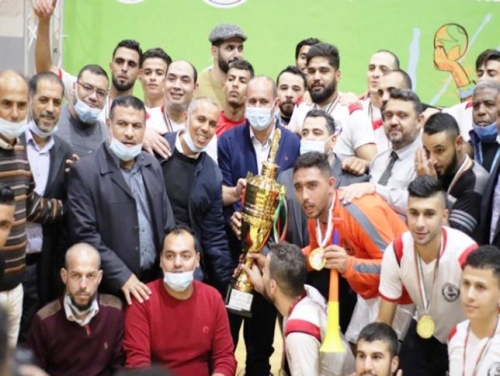 للمرة الأولى: اتحاد دير البلح يفوز بكأس فلسطين لكرة اليد