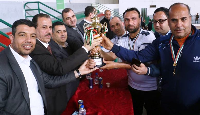 بلدية جباليا تتوج بلقب كأس بطولة البلديات لكرة القدم بمحافظات غزة