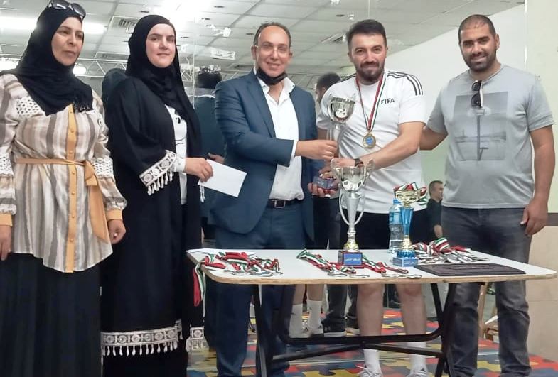 الاتحاد الفلسطيني للثقافة الرياضية ونادي نجوم الخليل الرياضي يختتمان بطولة تنس الطاولة للهواة
