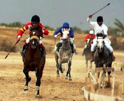 منافسة قوية يشهدها سباق خيول السرعة في دير غزالة
