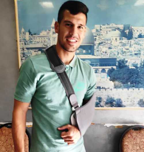 سلامات لنجم العميد والمنتخب الوطني الفلسطيني تامر صيام