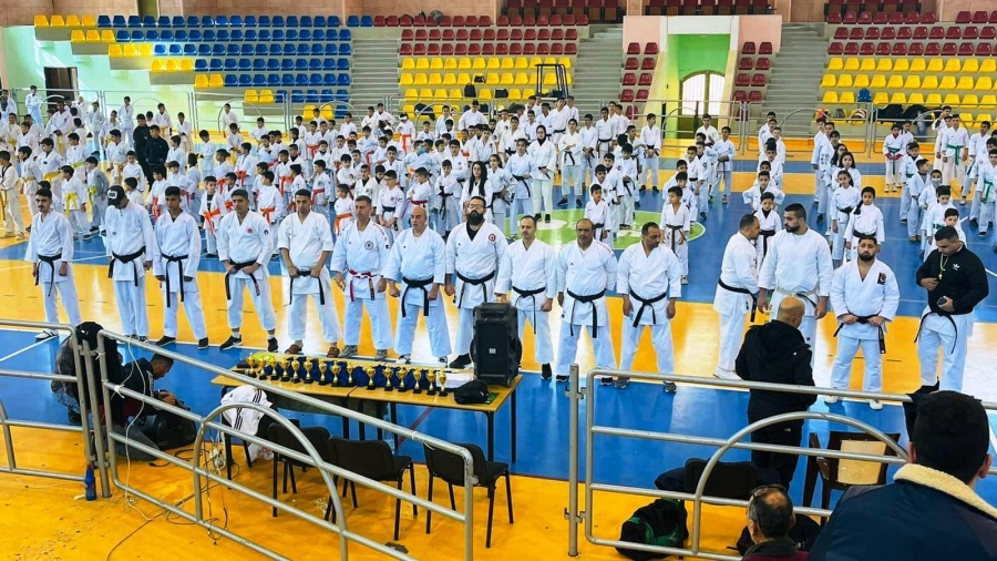 نادي اسكاكا بمحافظة سلفيت يختتم معسكره التدريبي بالكراتيه بمشاركة 300 لاعب ولاعبة
