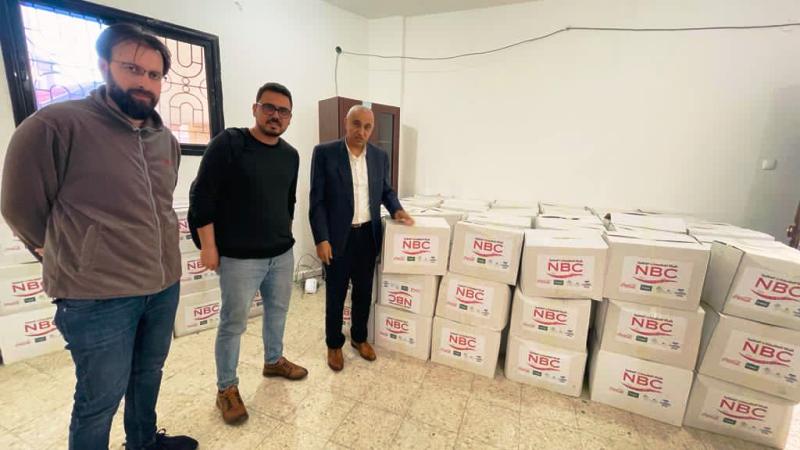 شركة المشروبات الوطنية كوكاكولاكابي تختتم حملة توزيع طرود غذائية في قطاع غزة
