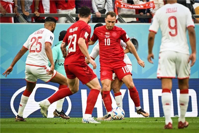 انتهت تونس تفرض التعادل على الدنمارك