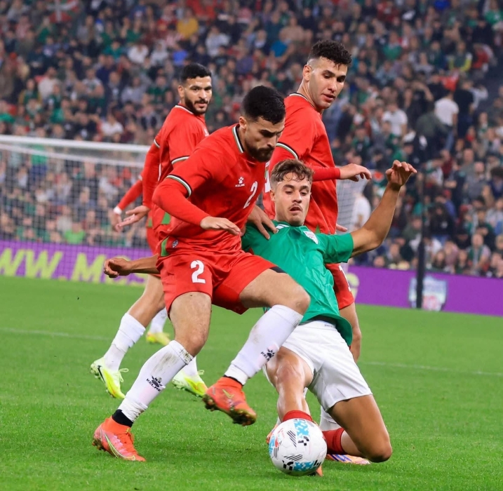 نهاية اللقاء... فازت فلسطين