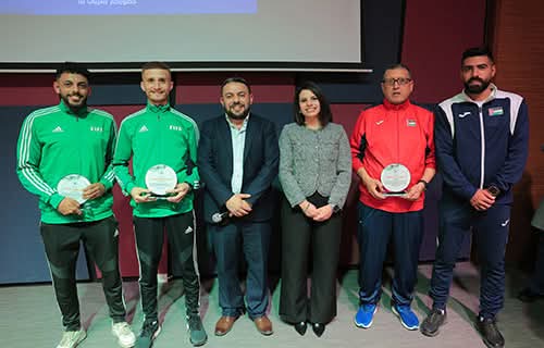 جامعة النجاح الوطنية تنظم حفلاً لتكريم خريجي دورات تحكيم كرة القدم والسلة والإسعاف الأولي