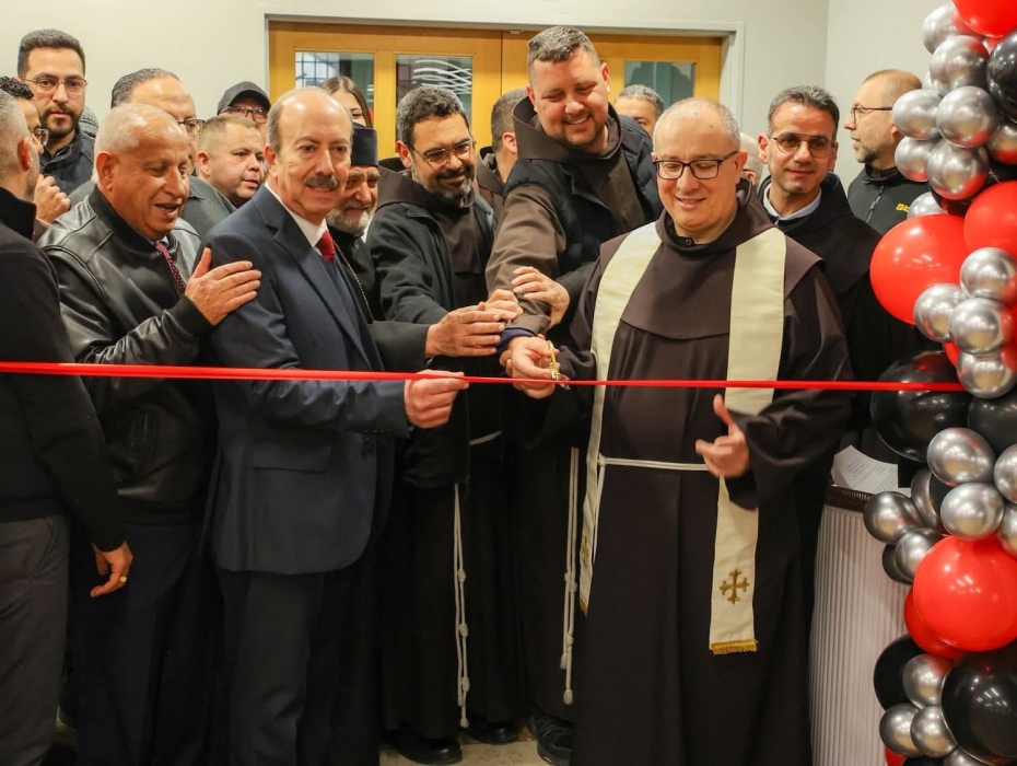 أفتتاح الصالة الرياضية المجهزة في مؤسسة العمل الكاثوليكي ببيت لحم